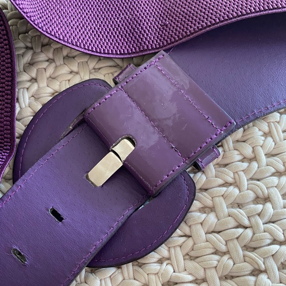 Purple Stretchy Belt - Picture 5 of 5